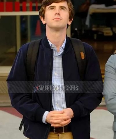 TV Series The Good Doctor Freddie Highmore Blue Bomber Jacket