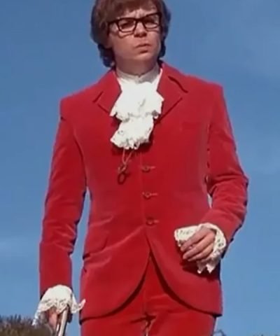 Movie Austin Powers Red Velvet Suit