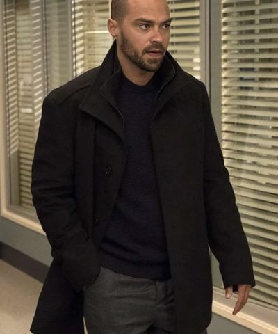 Dr. Jackson Avery Grey’s Anatomy Black Wool Coat