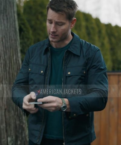 Tracker S01 Justin Hartley Black Cotton Jacket