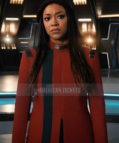 Star Trek Discovery S04 Michael Burnham Red Uniform Jacket