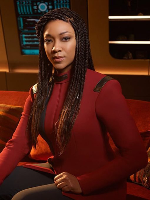 Star Trek Discovery S04 Michael Burnham Red Jacket