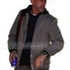 San Francisco 49ers Kyle Shanahan Super Bowl 58 Gray Bomber Jacket