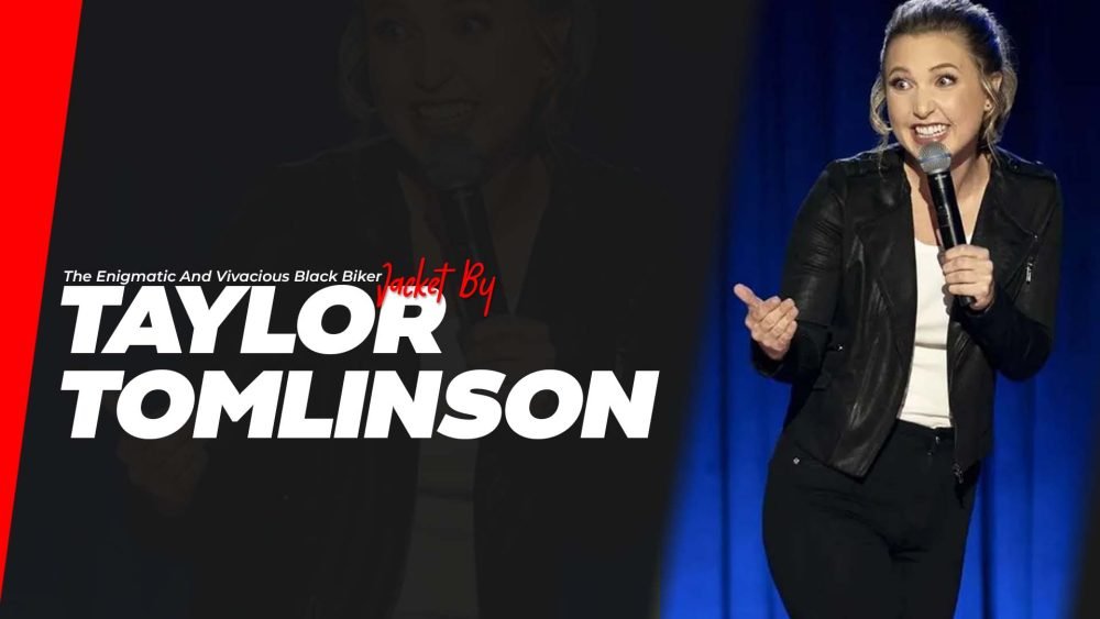 Taylor Tomlinson Quarter-Life Crisis Black Biker Jacket