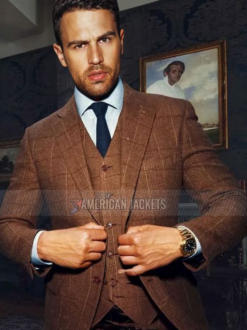 The Gentlemen S01 Theo James Brown Suit