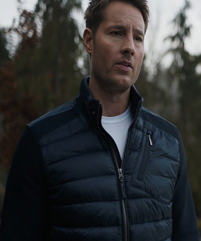 Tracker S01 Justin Hartley Black Puffer Jacket