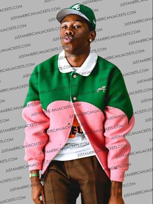 Tyler The Creator Green & Pink Golf Cowboy Jacket