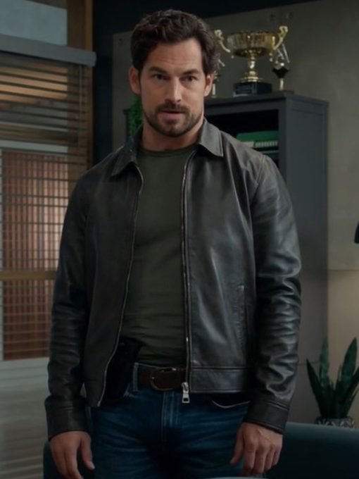 Wild Cards S01 Giacomo Gianniotti Black Leather Jacket