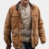 Del Harris American Rust S01 Jeff Daniels Brown Jacket