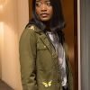 April Lewis Berlin Station Green Jacket