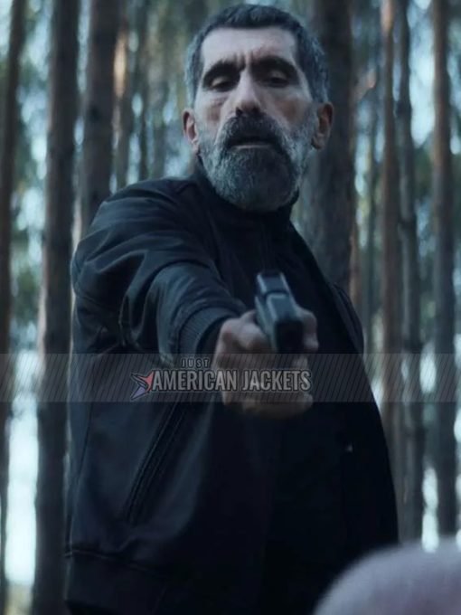 Erdal Yildiz TV Series Crooks Black Bomber Jacket