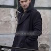 Richard Armitage Berlin Station Daniel Miller Black Wool Coat