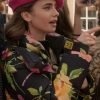 Emily in Paris Lily Collins Floral Jacket