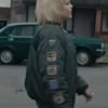 This Town 2024 Eve Austin Green Bomber Jacket