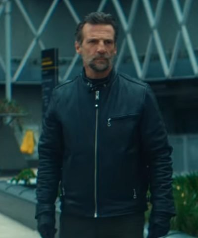 Mathieu Kassovitz Tv Series Furies Black Leather Jacket