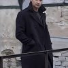 TV Series Berlin Station Daniel Miller Black Wool Coat