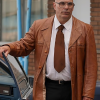 Roger Burns Dusk for a Hitman 2023 Brown Leather Coat