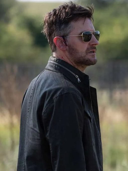 Berlin Station Richard Armitage Black Jacket