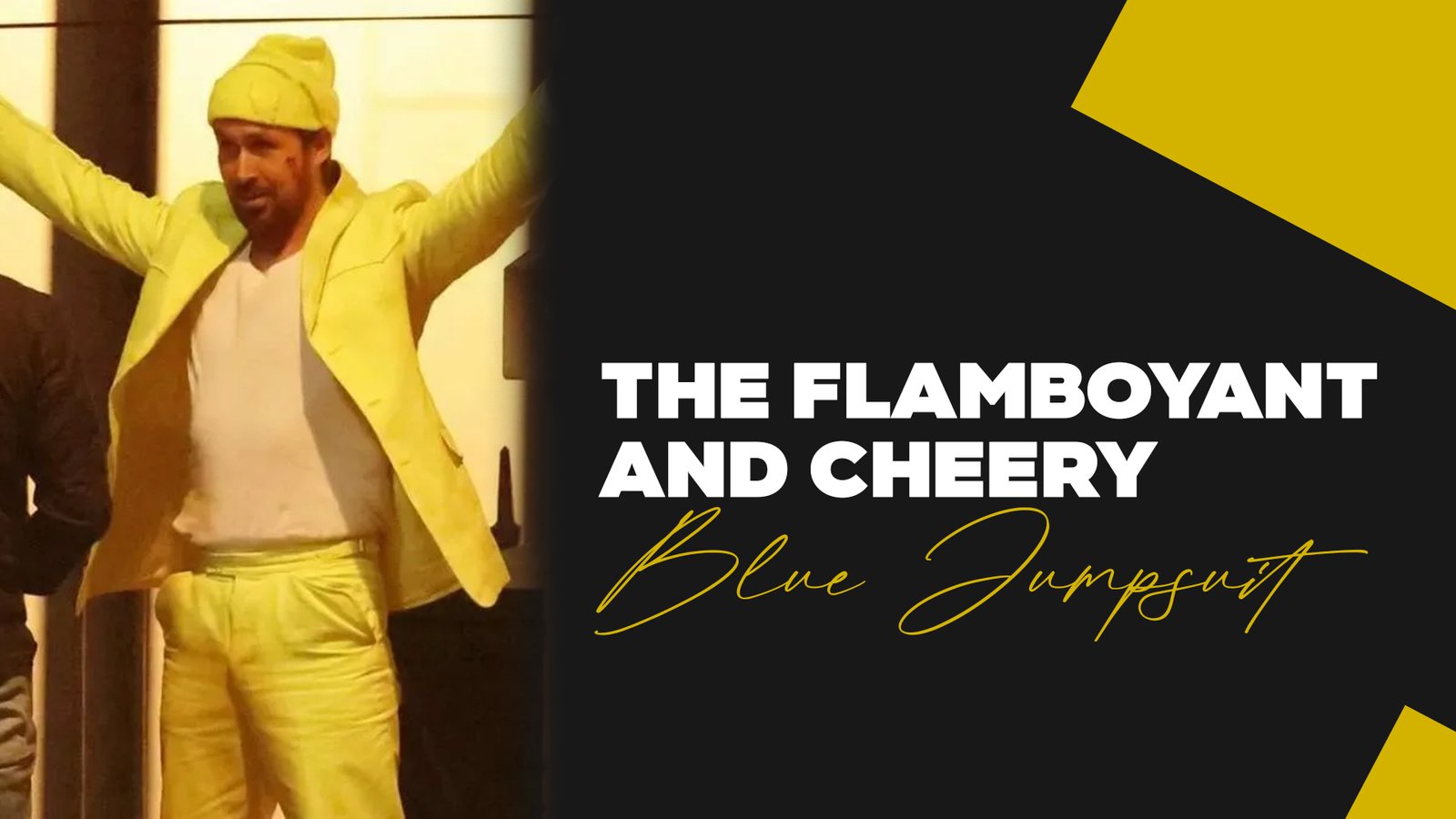 The Flamboyant And Cheery Yellow Suit