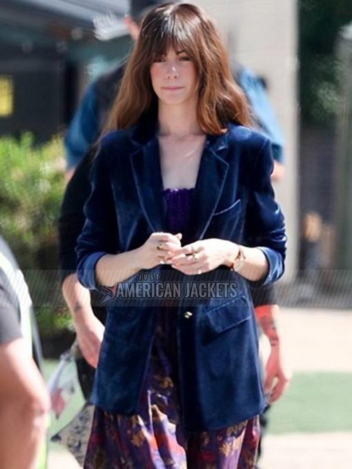 Anne Hathaway The Idea of You Blue Blazer Coat