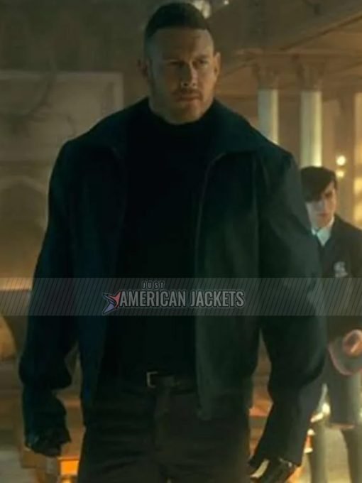 The Umbrella Academy S02 Tom Hopper Black Cotton Jacket