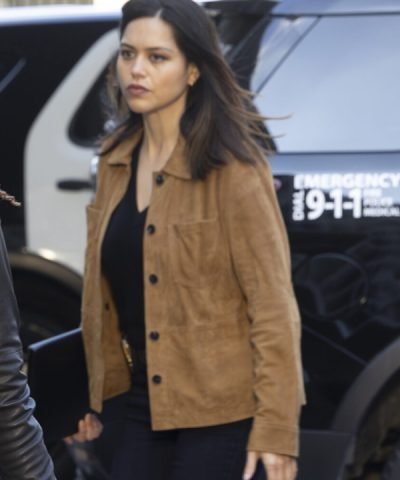 Angela Lopez The Rookie Brown Jacket