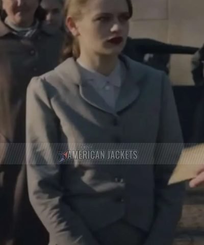 We Were the Lucky Ones S01 Joey King Gray Blazer Coat