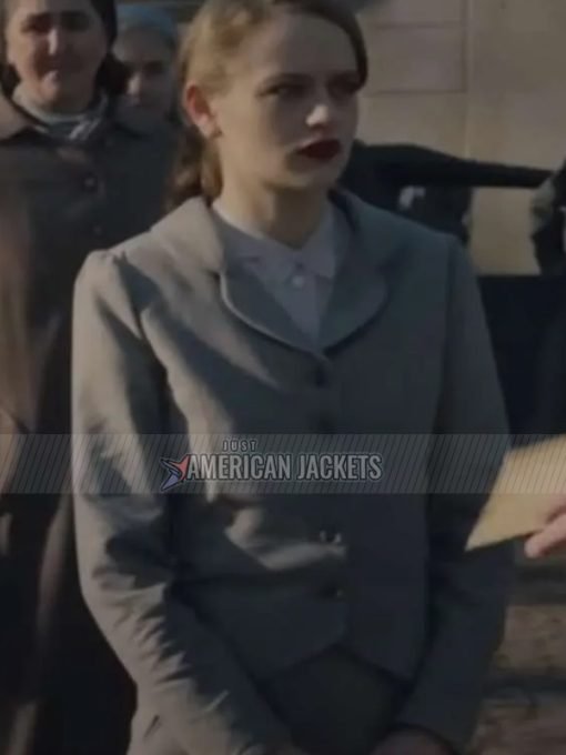 We Were the Lucky Ones S01 Joey King Gray Blazer Coat