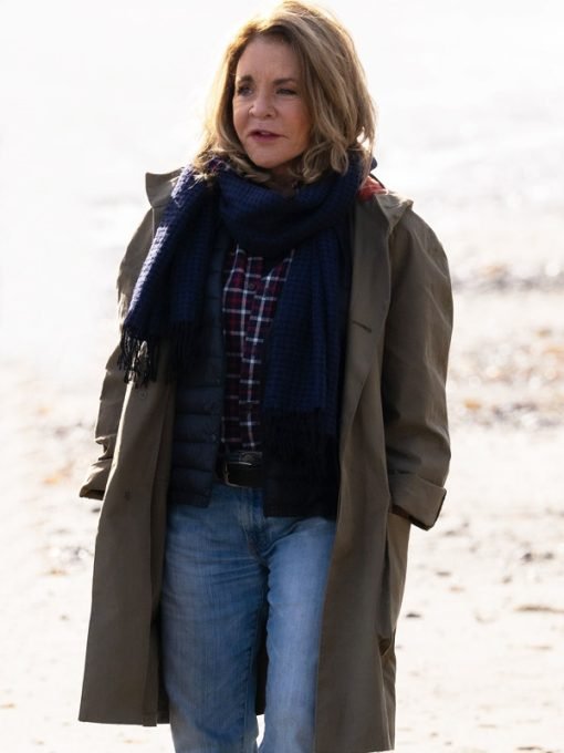 Stockard Channing Maryland Cathy Green Hooded Trench Coat