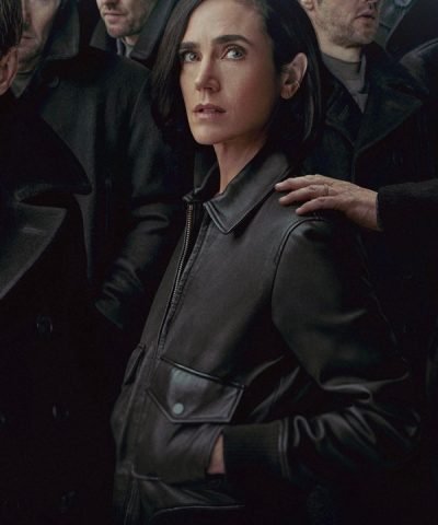 Dark Matter Jennifer Connelly Black Bomber Jacket