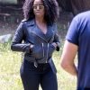 Kirby Howell-Baptiste The Sandman Black Leather Jacket