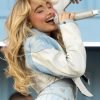 Sabrina Carpenter Coachella 2024 Cropped Leather Jacket