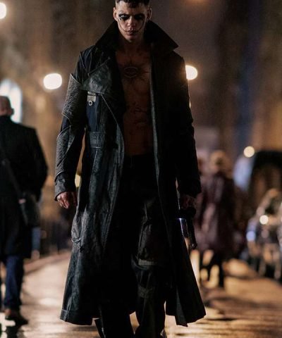 The Crow 2024 Bill Skarsgård Trench Coat