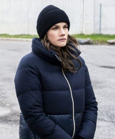 TV Series FBI 2024 Missy Peregrym Black Puffer Jacket