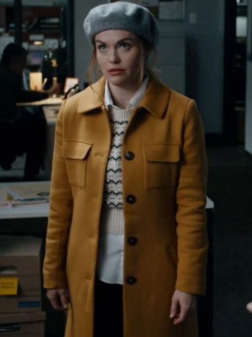 Tipline Mysteries Dial 1 For Murder Maddie 2024 Maddie Brown Wool Coat