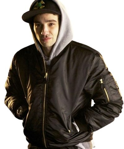 Movie Goon Pat Black Bomber Jacket