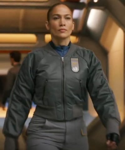 Atlas Movie 2024 Atlas Shepherd Gray Bomber Jacket