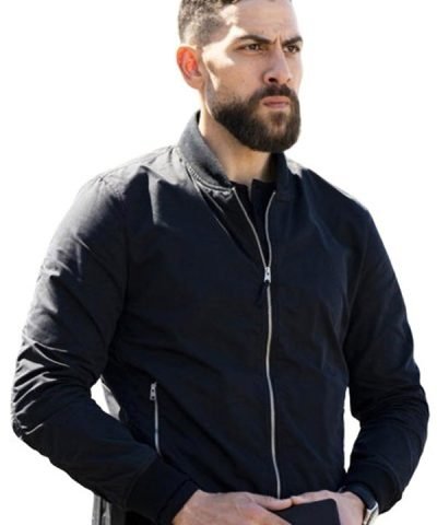 TV Series FBI 2024 Zeeko Zaki Black Bomber Jacket