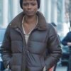 Katherine Renee Kane FBI TV Series 2024 Tiffany Wallace Brown Puffer Jacket