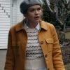 Maddie Tipline Mysteries Dial 1 For Murder Maddie 2024 Holland Roden Brown Wool Coat