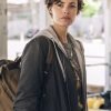 Sophia Assalas Movie Under Paris 2024 Bérénice Bejo Gray Bomber Jacket