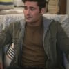 Zac Efron A Family Affair Green Cotton Jacket