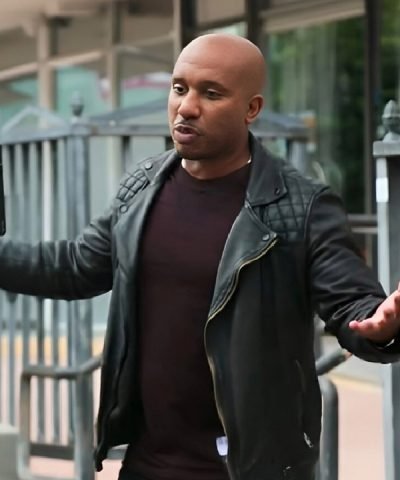 TV Series Resurrected Rides 2024 Chris Redd Black Leather Jacket