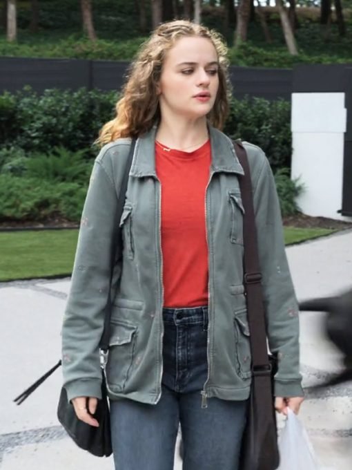 Movie A Family Affair 2024 Zara Ford Grey Jacket