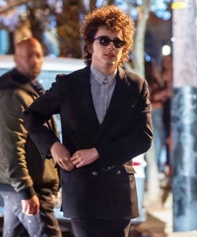 Movie A Complete Unknown Bob Dylan Black Blazer Coat