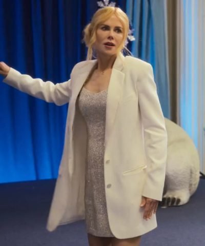 Brooke Harwood Movie A Family Affair 2024 Nicole Kidman White Coat Blazer