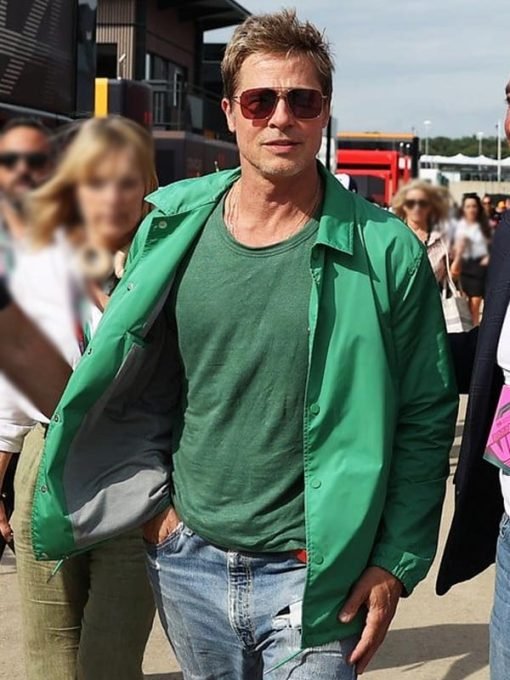 Brad Pitt F1 2025 Green Jacket