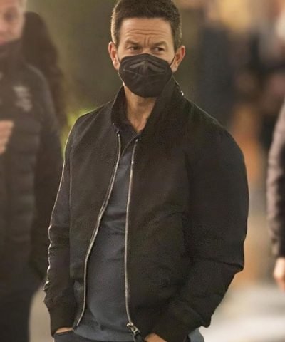 Movie The Union 2024 Mark Wahlberg Black Bomber Jacket