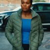 TV Series Supacell 2024 Sabrina Clarke Green Puffer Jacket