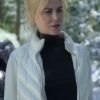 Movie A Family Affair 2024 Brooke Harwood White Puffer Jacket